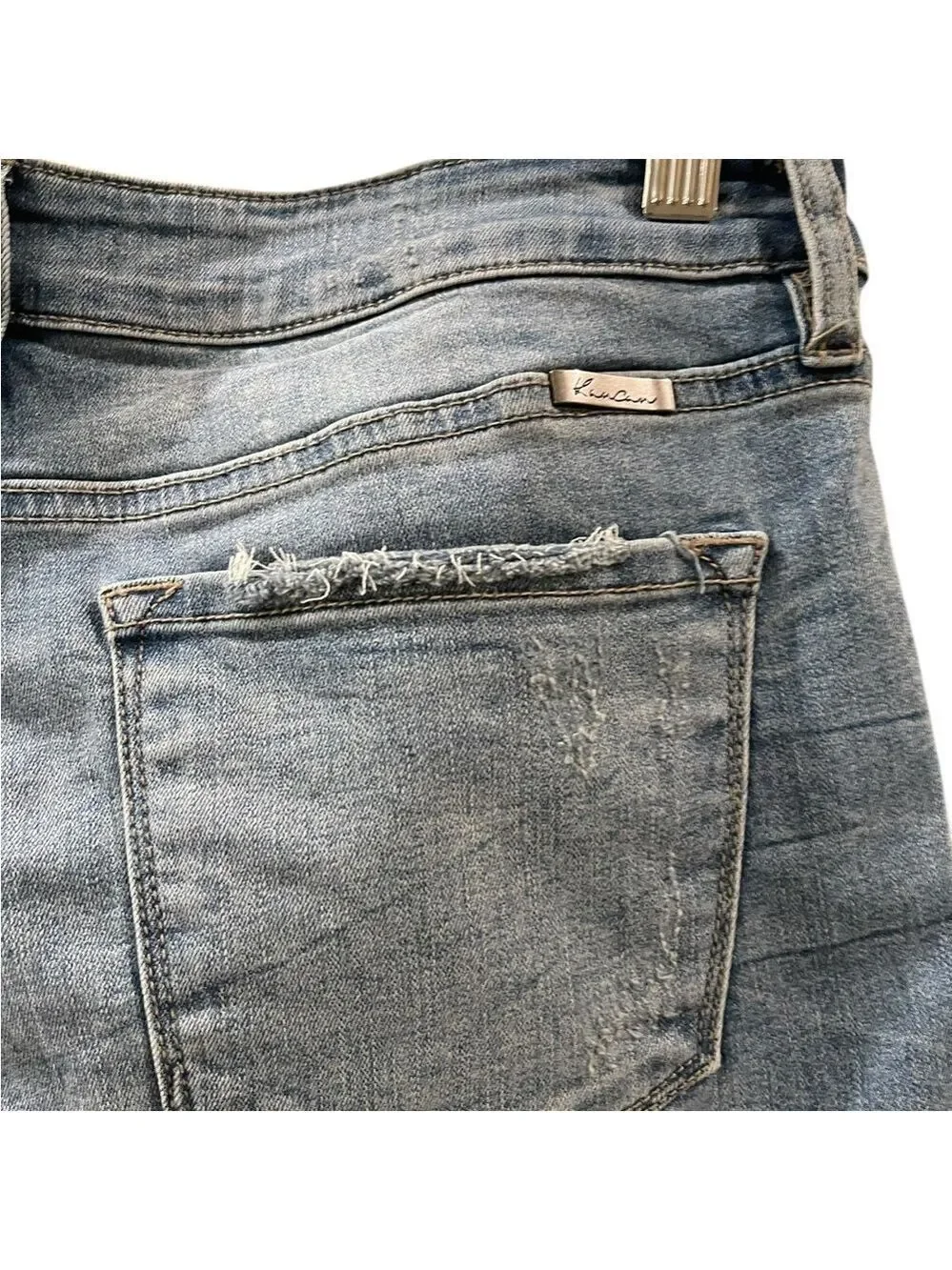 KanCan Brenda Women’s Roll Cuffed Cropped Skinny Jean Size: 10 NWT